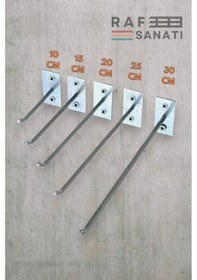 Resim 25 Adet Duvar Kancası 10 Cm Duvar Ve Suntaya Monte Askı Kanca Galvaniz 