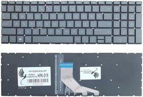 Resim Hp Pavilion 15-Ec0005Nt (8Bn44Ea) Notebook İle Uyumlu Klavye Işıklı, Füme 