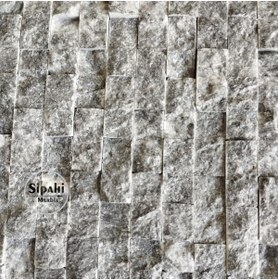 Resim SİPAHİMARBLE Uludağ Siyah Patlatma Mozaik 