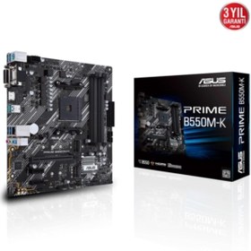 Resim ASUS Prıme B550m-k Ddr4 S+v+gl Am4 