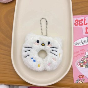 Resim OEMG Yeni Yaratıcı Sevimli Anahtarlık Karikatür Peluş Bebek Kolye Çok Yönlü Anahtarlık Kolye Çanta Bebek Çekicilik (Yurt Dışından) 