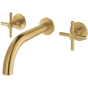 Resim Grohe Atrio 3 Delikli Lavabo Bataryası M-boyutu - 20661gn0 Altın 