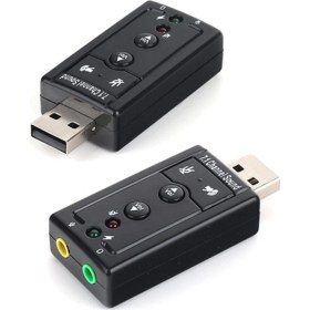 Resim Bst Usb 2.0 7.1 Stereo Ses Efektli Ses Kartı 