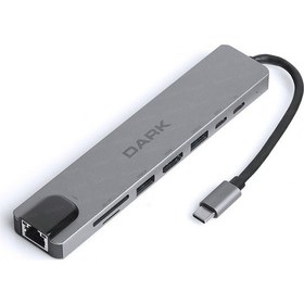 Resim Dark Dk Ac U31x40 Type C To Hdmı/usb/ethernet Çevirici Hub 