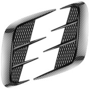 Resim Evrensel Araba Çamurluğu Yumuşak Tutkal Dekoratif Araba Çıkartmaları, Renk: Karbon Fiber 