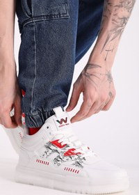 Resim NORTH WİLD Almost Unisex Sneakers - Beyaz Kırmızı 