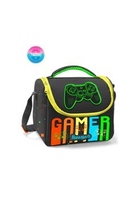 Resim Minosso Gamer Desenli Erkek Çocuk Thermo Beslenme Çantası 3009 Kırmızı 