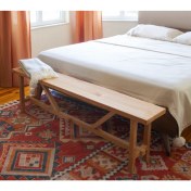 Resim Vogel Home Design Bank Bench Ahşap Rustik Stil Eskitme Bench Bank 