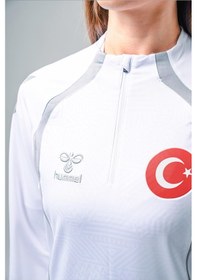 Resim Hummel Target Milli Takım Antrenman Eşofman Üstü Beyaz 