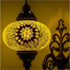 Resim Mosland Home Dekoratif Mozaik Lamba Avize Aydınlatma Duvar Lambası Aplik 