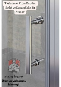 Resim & Qorex -zhenit Serisi 6 Mm Temperli Kum Cam Duşakabin - Qorex Kireç Ve Leke Önleyici Dahil Diğer 