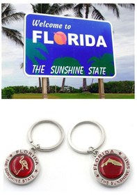 Resim Florida Sunshine State Anahtarlık 