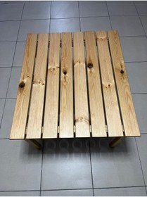 Resim Ahşap Kamp masası 