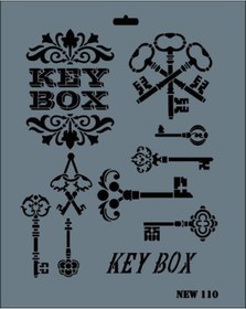 Resim Skygo Rich New Seri N-110 Stencil 35x25 cm 