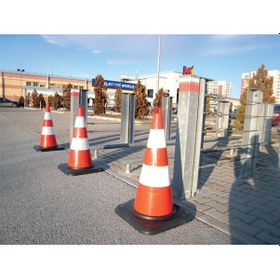 Resim Eko Trafik Konisi 75 Cm Ağırlıklı - Reflektifli Trafik Dubası N11.176 