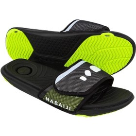 Resim Decathlon Nabaiji Erkek Terliği - Siyah / Sarı - Slap 900 