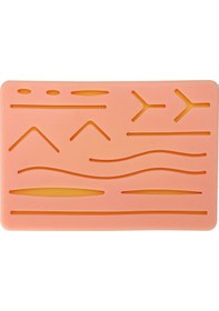 Resim Moveevo Tıp Öğrencileri İçin Cerrahi Nakavt Egzersiz Seti: Silikon Yaralı Deri Materyali Ve Cerrahi Aletler Takımı 