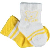 Resim Bibaby Biorganic Bear 2'li Kız Çorap 68412 Sarı 