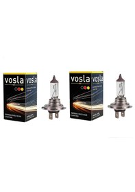 Resim Vosla 2 Adet 12v H7 55w Halojen Standart Renk Ampul 