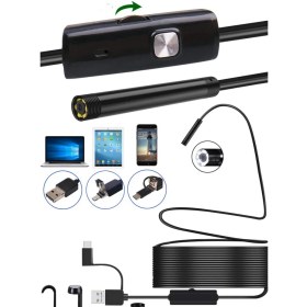 Resim Utelips 15 Metre Profesyonel Endoskop Kamera Arama Motor Içi Su Geçirmez Aralara Girebilen Tesisat Kamerası 