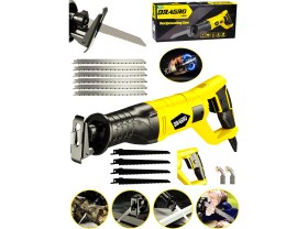 Resim Dragro Alman 9000 Sjs 6 Kademe Devir Ayarli Bakir Sargili Beton Tuğla Kemik Kesme Tilki Kuyruğu 10 Uç Sarı 