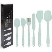 Resim Joyhub 6'lı Silikon Spatula Seti, Yemek Kreması Fırçası Ve Süpürgeler - Def-709 