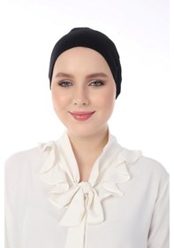 Resim Dilnuvar Dikişsiz Bone Siyah 