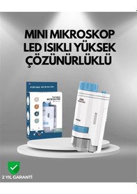 Resim Mey İthalat Abs Gövdeli Öğrenci Ve Hobi Mikroskobu Mavi Renk 