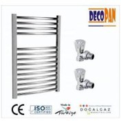 Resim Düz Krom Havlupan + Vana 40 x 120 CM 