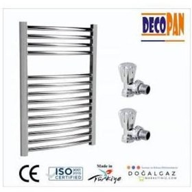 Resim Düz Krom Havlupan + Vana 40 x 120 CM 