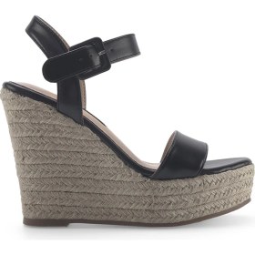 Resim Nine West Benoıt 3fx Siyah Kadın Dolgu Topuk Sandalet 