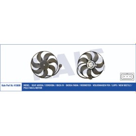Resim Fan Motoru Davlumbazli Polo 1.4 1.6 1995-1999 504645174 