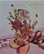 Resim 10 x 15 CM 100'lük Çiçek Desenli Kutulu Fotoğraf Albümü 