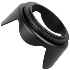 Resim Canon Uyumlu 18 55 MM 58 MM Vidalı Yaprak Parasoley 