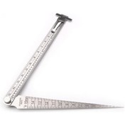 Resim Vkemall Stahl Çelik 2'li Ölçü Aleti: Taper Ve Çap Ölçer, Metrik/inç Ölçekli, Derinlik Ve Uzunluk Ölçümü İçin 