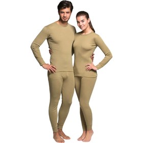 Resim Yetişkin Termal İçlik - Thermoform - Active Ribana - Kum - M 