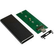 Resim Kangvka Alüminyum M.2 Ngff Sabit Disk Kutusu - Usb3.1 İle Hızlı Veri Transferi, Kompakt Tasarım 9.2x3.8x0.8cm 