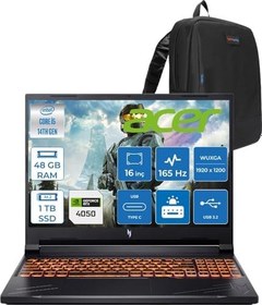 Resim Acer Nitro ANV16 Intel Core I5 14450HX 4.8ghz 48GB Ddr5 1tb SSD Freedos RTX4050 85W 6gb 16" IPS Wuxga (1920 x 1200) 165HZ Taşınabilir Bilgisayar NHQTREY001F23 + Zetta Çanta 