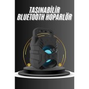 Resim Techno Stock Kablosuz Bluetooth Hoparlör Ses Bombası Rgb Işıklı Taşınabilir Yüksek Ses 