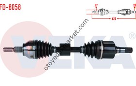 Resim FORD FOCUS (2014-2019) 1.5/.1.6 TDCİ ÖN AKS KOMPLE SOL (OTOM.SANZ.) 