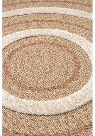 Resim Marakeş Daire Taba Halı Salon Oturma Odası Çocuk Odası Yatak Odası Halısı 675d Taba 