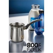 Resim shopwave Paslanmaz Çelik Cezve 800 ml 