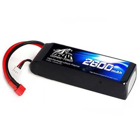 Resim 2600 mAh 18.5V 5S 30C Lipo Batarya Pil T Plug Leopard Power