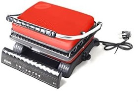 Resim REGRON Dökümix Ultra Plus Organik Demir Döküm Izgara& Tost Makinası KIRMIZI Izgara Aparatlı,Fırçalı,Yağdanlık 