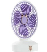 Resim Tor Store Usb Şarjlı Masa Üstü Mini Fan Vantilatör 2 Kademeli Şarj Edilebilir Taşınabilir Portatif Güçlü Fan 