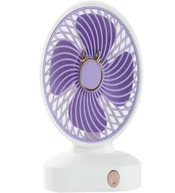 Resim Tor Store Usb Şarjlı Masa Üstü Mini Fan Vantilatör 2 Kademeli Şarj Edilebilir Taşınabilir Portatif Güçlü Fan 
