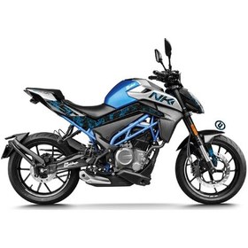 Resim Cf Moto Nk250 Mavi Duman Tam Takım Model Sticker Modeli 
