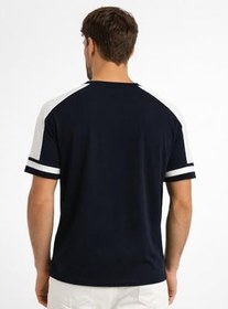 Resim Cazador Triko Bisiklet Yaka T-shirt Erkek 34045 Lacivert 