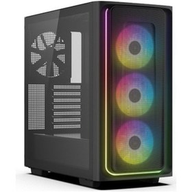 Resim Deepcool Cg540 Mesh Pl750 750w 80+ Bronze Atx3.1 / Pcıe 5.1 Argb Fanlı Mid-tower Atx Siyah Bilgisayar Kasası 