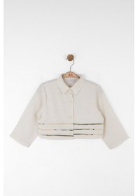 Resim Xo Kids Kız Çocuk Gömlek 8-14 Yaş 38316 Krem 
